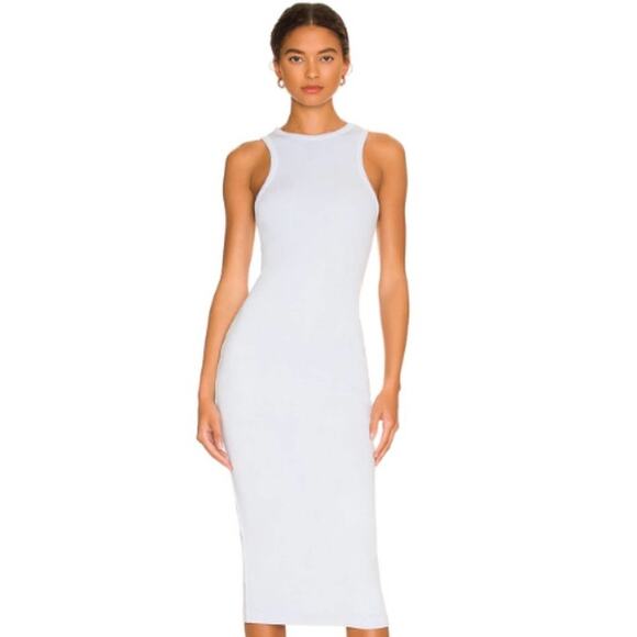 Tularosa Green The Emily Midi Dress in Baby Blue NWT Size Small - Picture 1 of 4